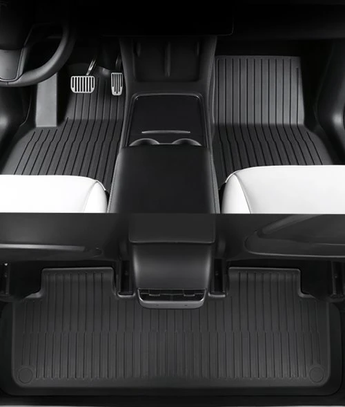 Tesla Model 3 Model Y TPE foot pad effect display