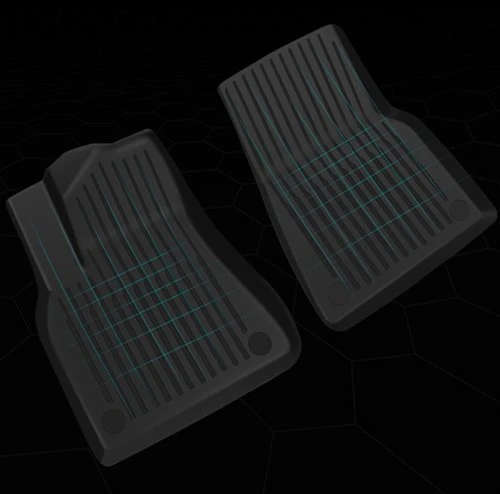 3D scanning injection molding of Tesla Model 3 Model Y TPE foot pads