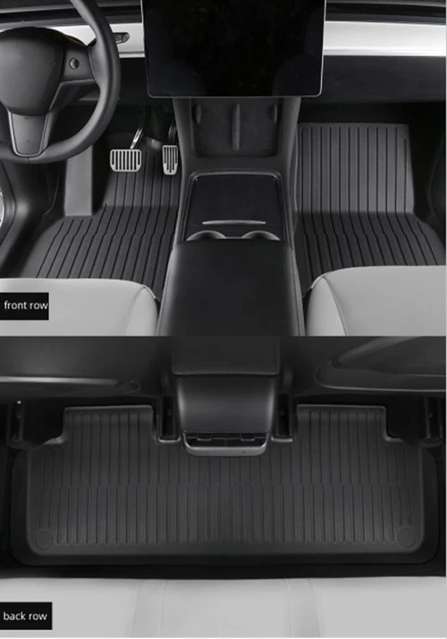 Tesla Model 3 Model Y TPE foot pad loading real pictures
