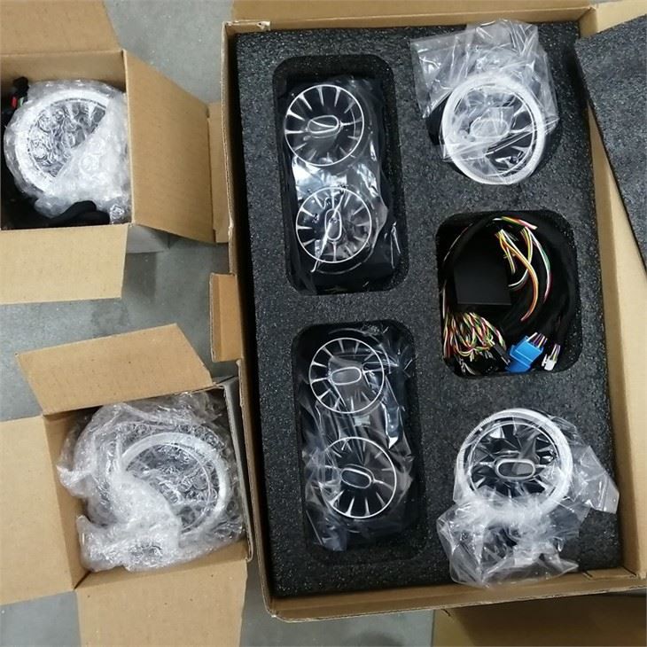 Car Air Condition Vent Outlet Ring Cover Trim For Mercedes Benz